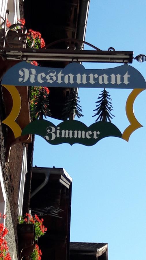 Hotel-Restaurant Drei Tannen Bellwald Exterior photo
